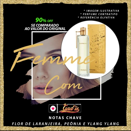Perfume Similar Gadis 595 Inspirado em Femme.com Contratipo